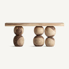 Consola de madera de suar orgánica Calabardina