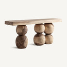 Consola de madera de suar orgánica Calabardina