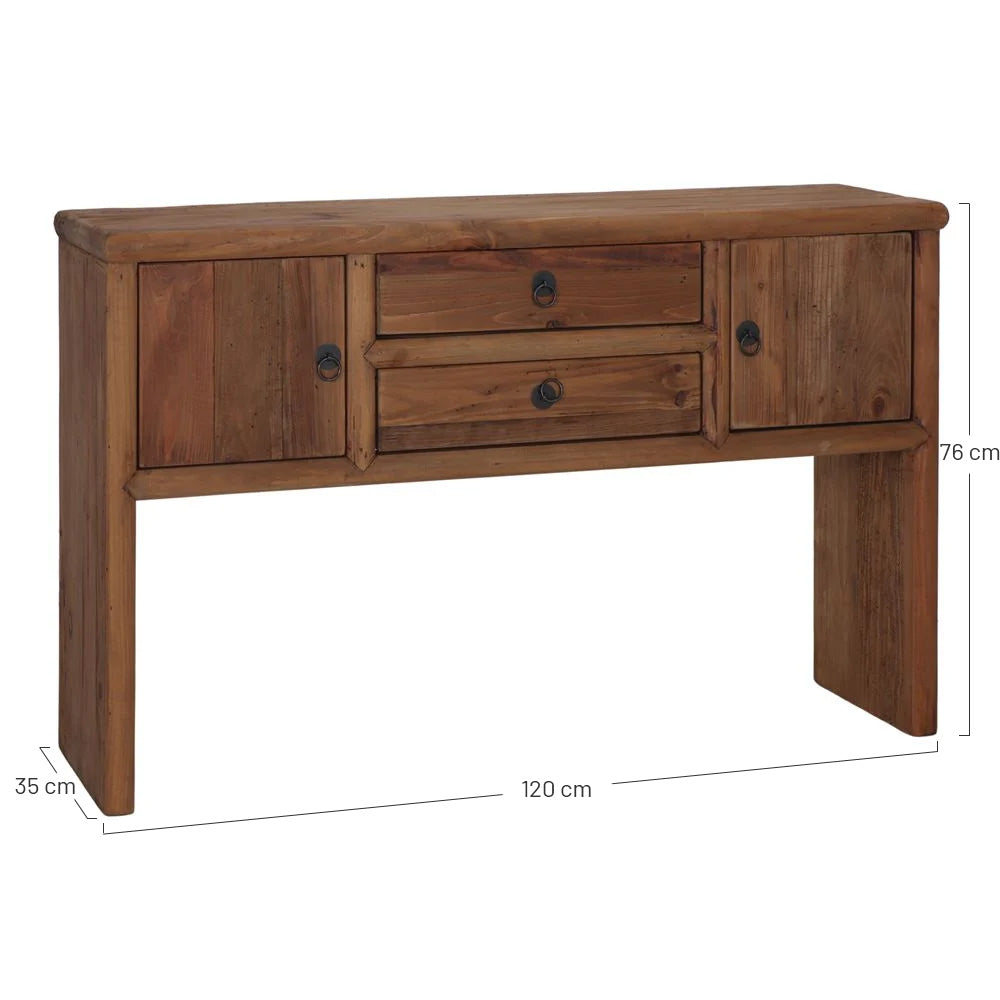 Consola de madera reciclada Odette