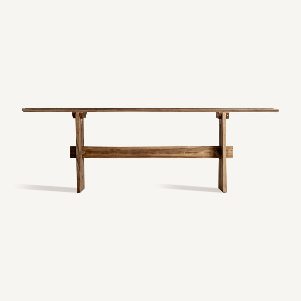 Consola de madera recuperada natural Binidalí