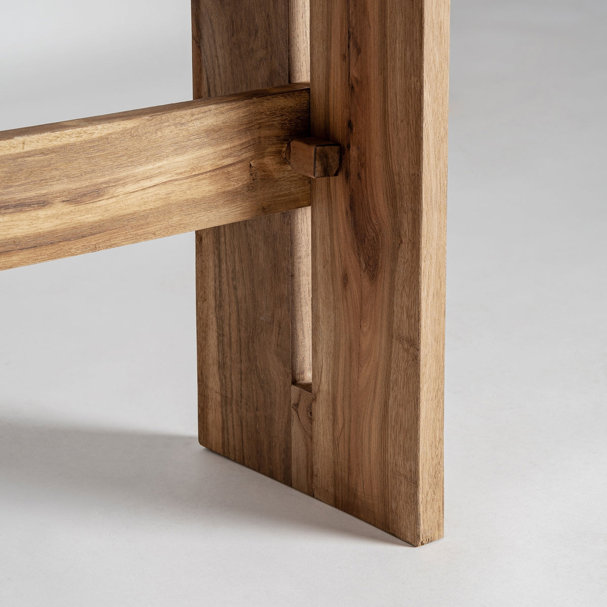 Consola de madera recuperada natural Binidalí