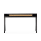 Consola de madera y ratán Canillejas