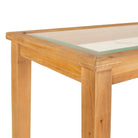 Consola de madera y ratán Kalymnos