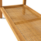 Consola de madera y ratán Kalymnos