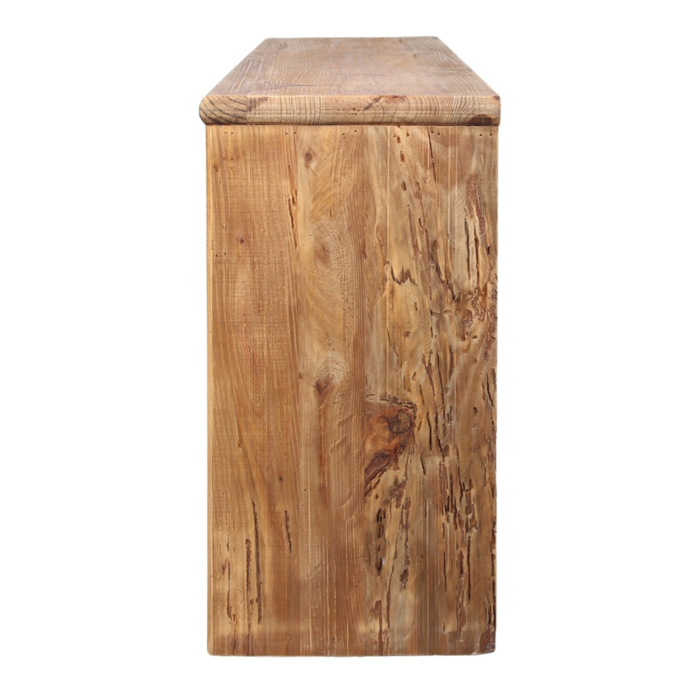 Consola de pino reciclado Achille