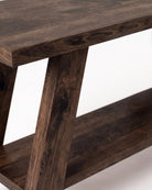 Consola de roble Logram