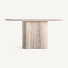 Consola de travertino beige Cope
