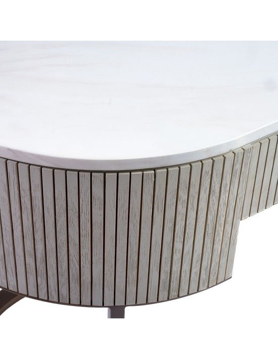 Consola Ovalada Kindu - #pino_y_jacaranda#