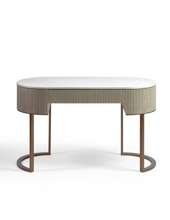 Consola Ovalada Kindu - #pino_y_jacaranda#