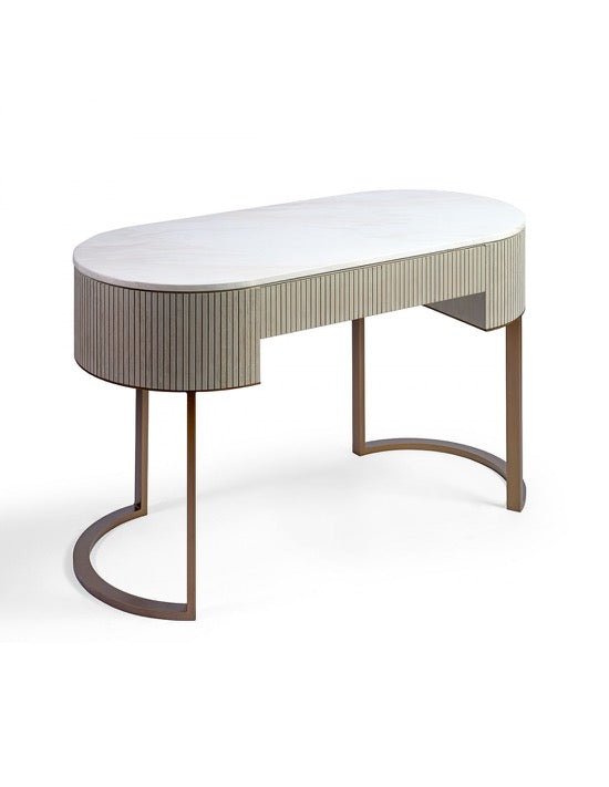 Consola Ovalada Kindu - #pino_y_jacaranda#