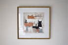 Cuadro Abstracto Alaba - #pino_y_jacaranda#