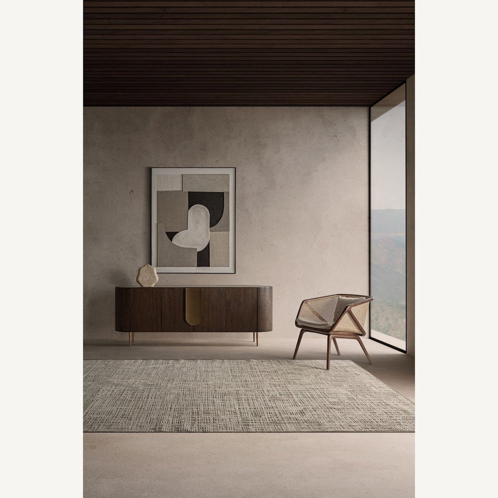 Cuadro Abstracto Ela - #pino_y_jacaranda#