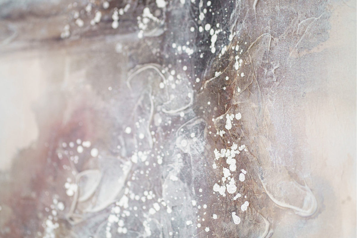 Cuadro Abstracto Hematita - #pino_y_jacaranda#