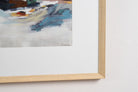 Cuadro Abstracto Horizonte - #pino_y_jacaranda#