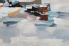 Cuadro Abstracto Horizonte - #pino_y_jacaranda#