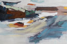 Cuadro Abstracto Horizonte - #pino_y_jacaranda#