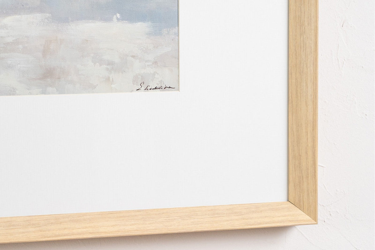 Cuadro Abstracto Horizonte - #pino_y_jacaranda#