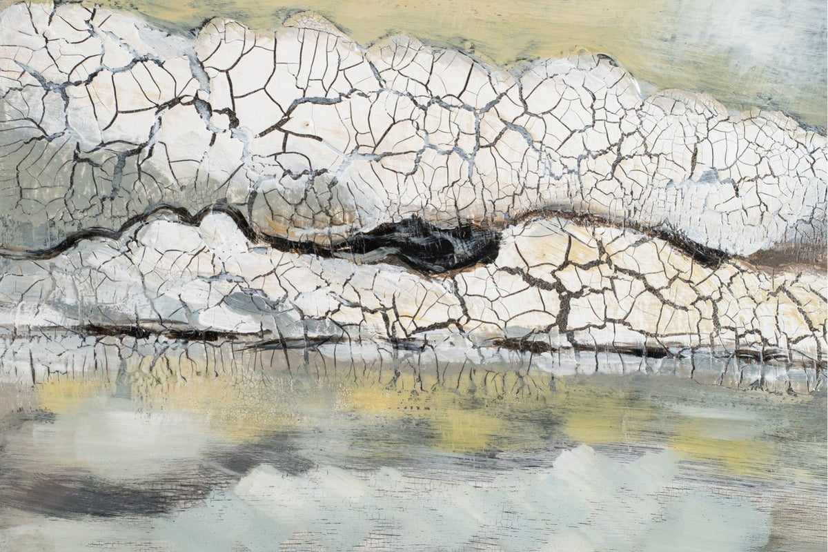 Cuadro Abstracto Mar - #pino_y_jacaranda#