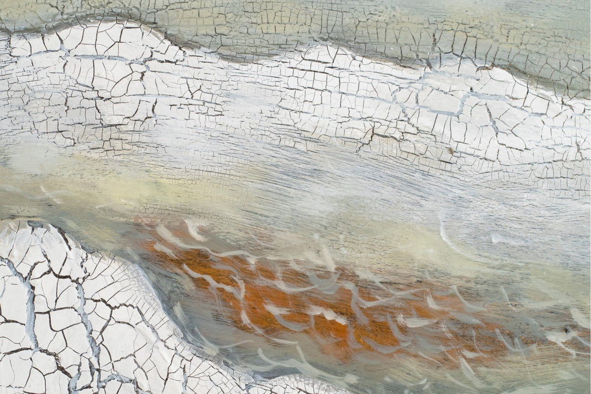 Cuadro Abstracto Mar - #pino_y_jacaranda#