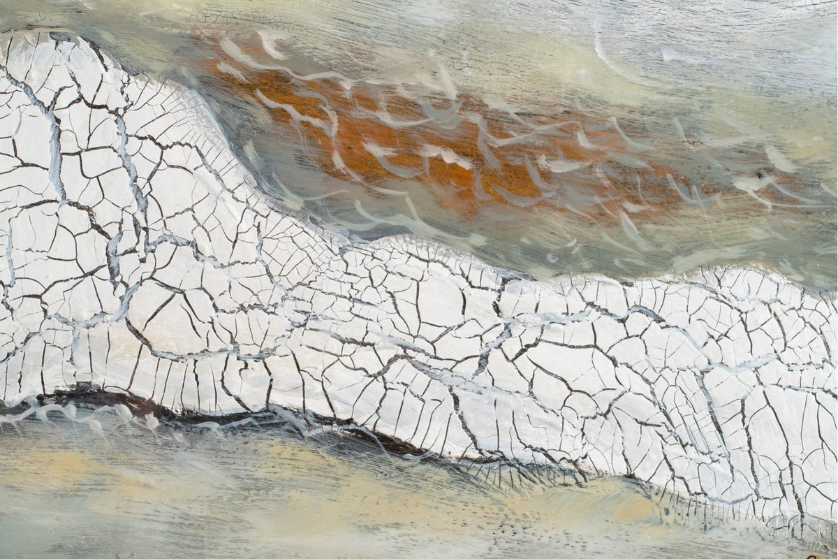 Cuadro Abstracto Mar - #pino_y_jacaranda#