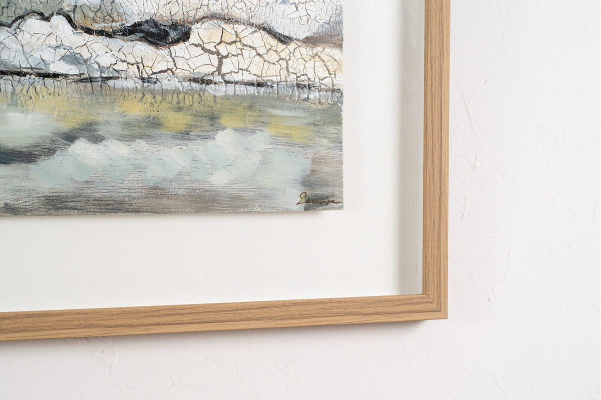 Cuadro Abstracto Mar - #pino_y_jacaranda#