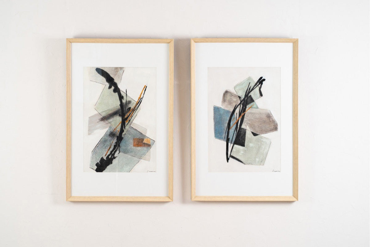 Cuadro Abstracto Tiberina - #pino_y_jacaranda#