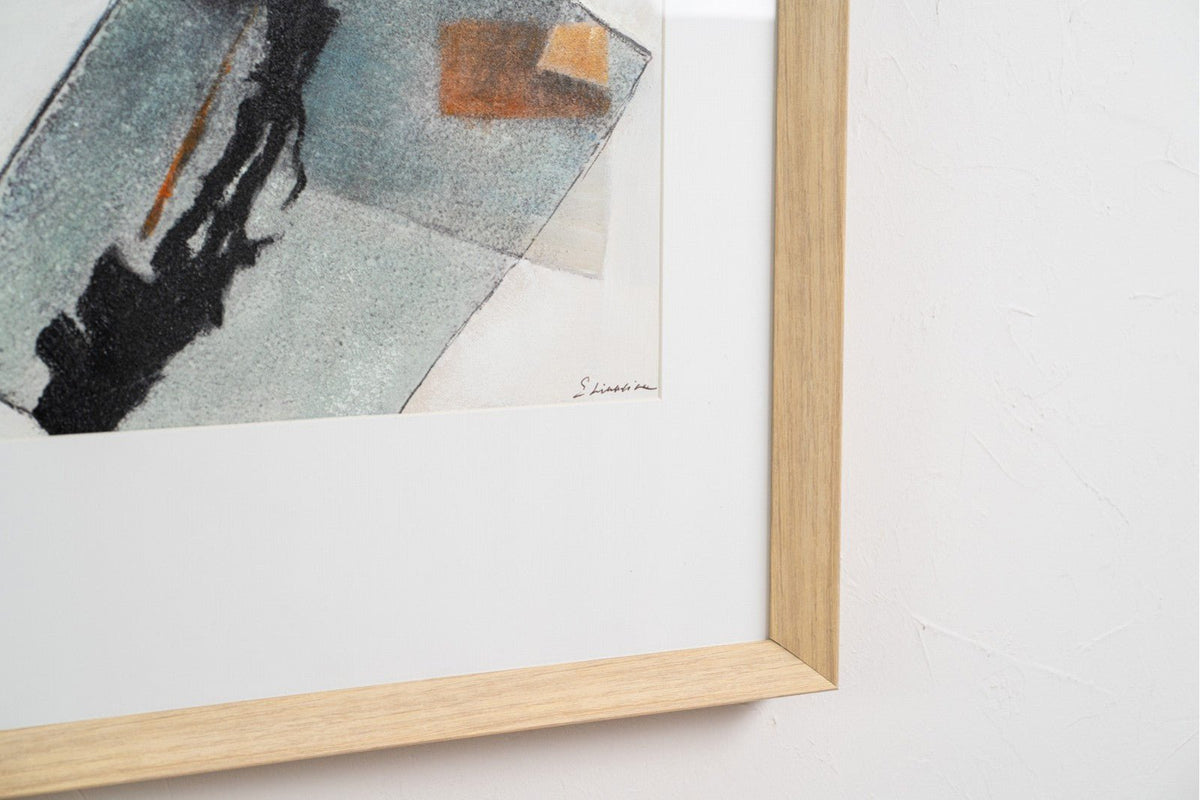 Cuadro Abstracto Tiberina - #pino_y_jacaranda#