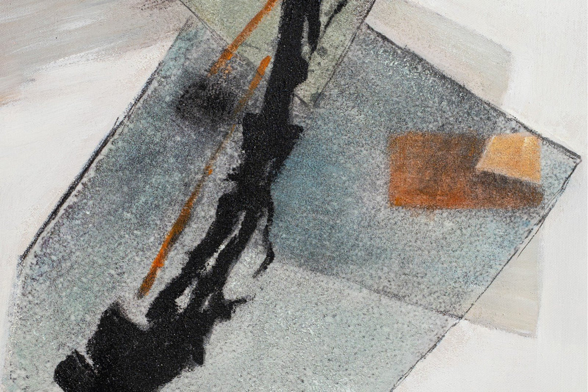 Cuadro Abstracto Tiberina - #pino_y_jacaranda#
