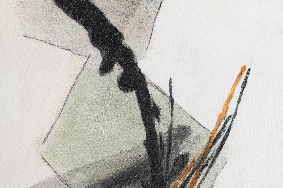 Cuadro Abstracto Tiberina - #pino_y_jacaranda#