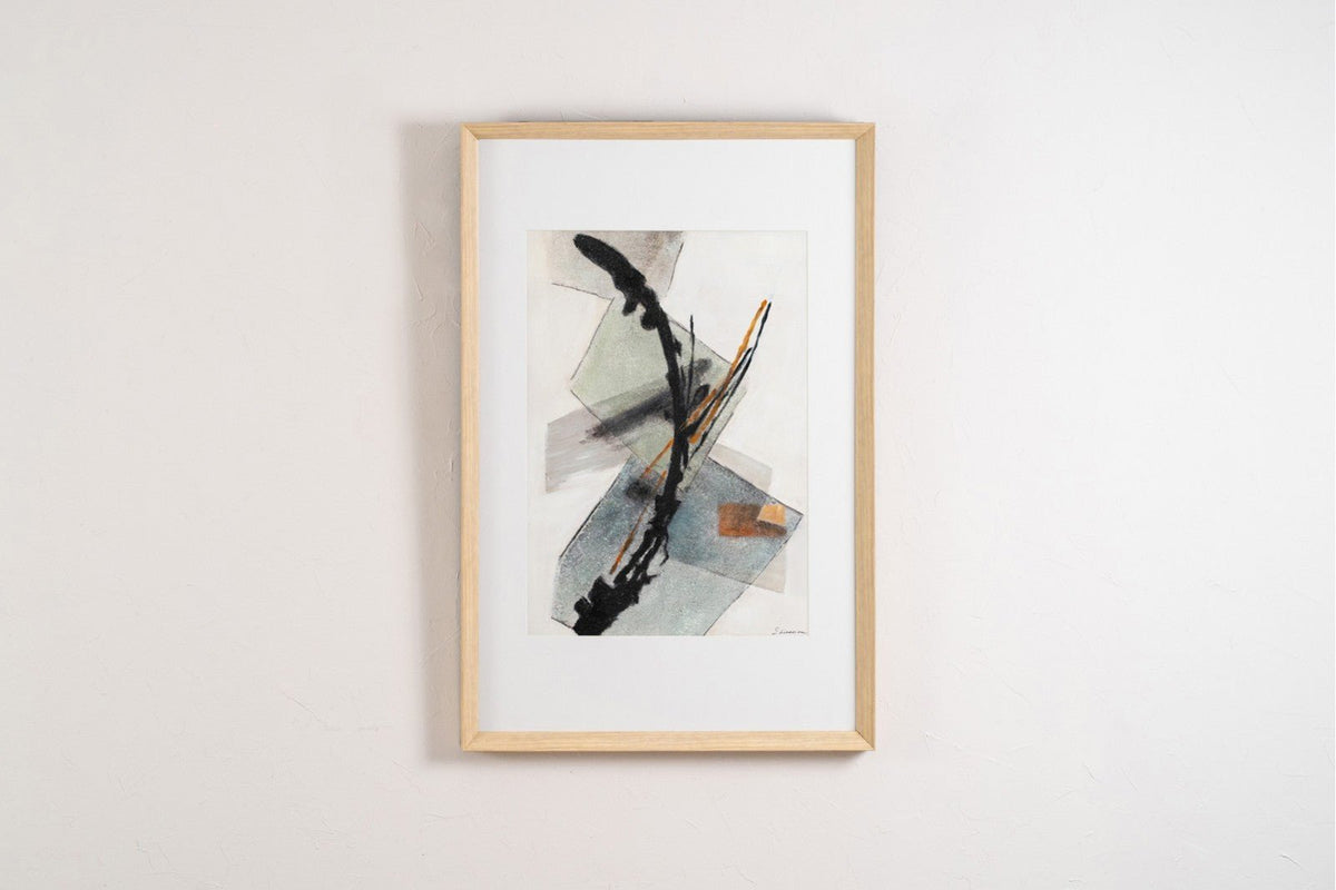 Cuadro Abstracto Tiberina - #pino_y_jacaranda#