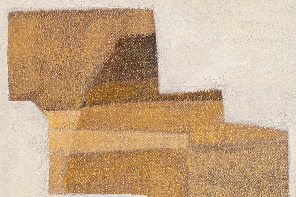 Cuadro Abstracto Tierras - #pino_y_jacaranda#