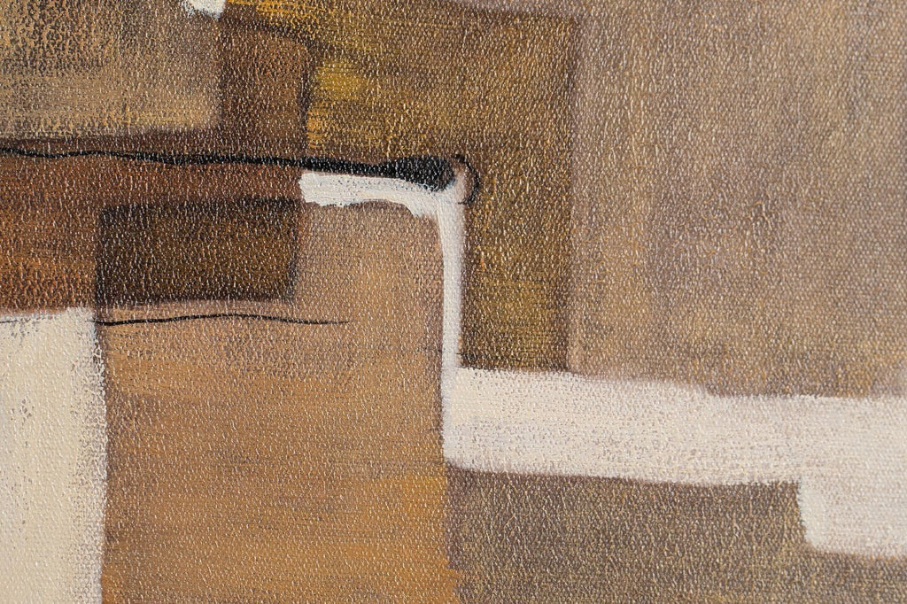 Cuadro Abstracto Tierras - #pino_y_jacaranda#