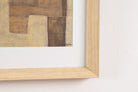 Cuadro Abstracto Tierras - #pino_y_jacaranda#