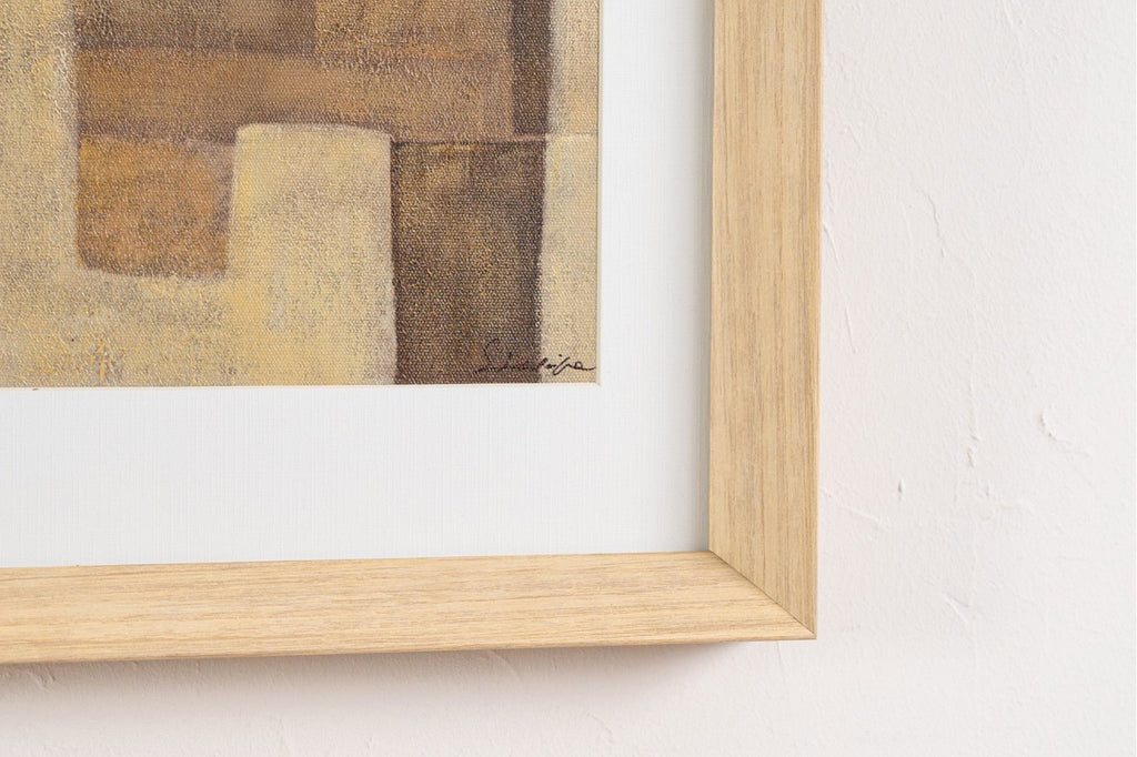 Cuadro Abstracto Tierras - #pino_y_jacaranda#