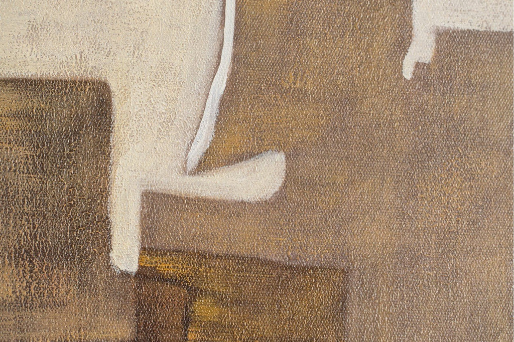 Cuadro Abstracto Tierras - #pino_y_jacaranda#