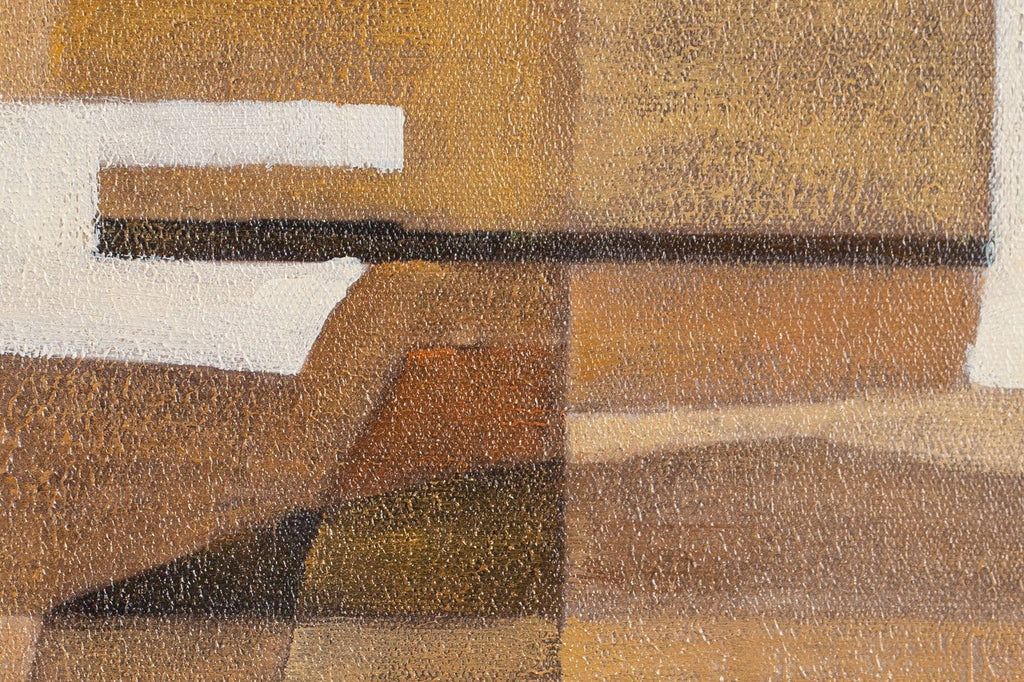 Cuadro Abstracto Tierras - #pino_y_jacaranda#