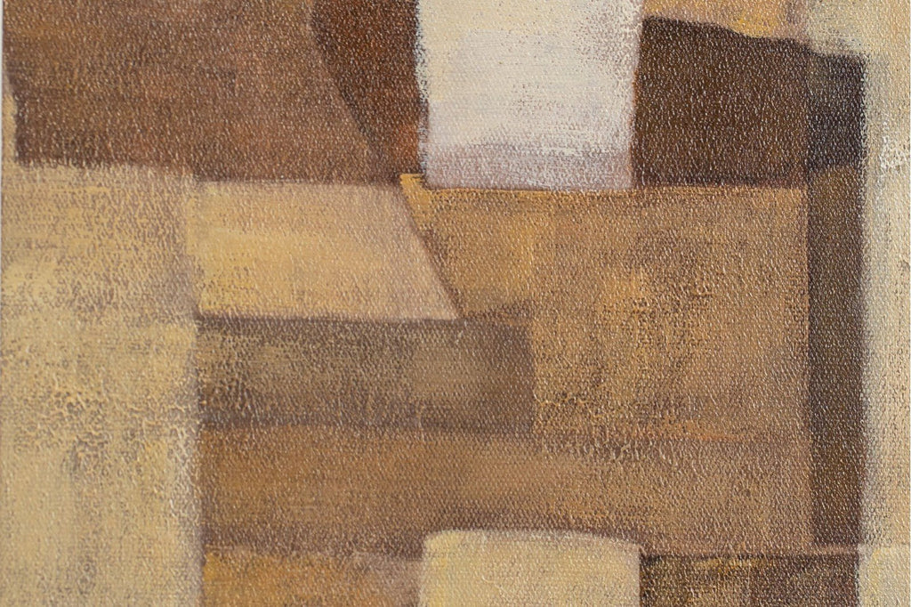 Cuadro Abstracto Tierras - #pino_y_jacaranda#