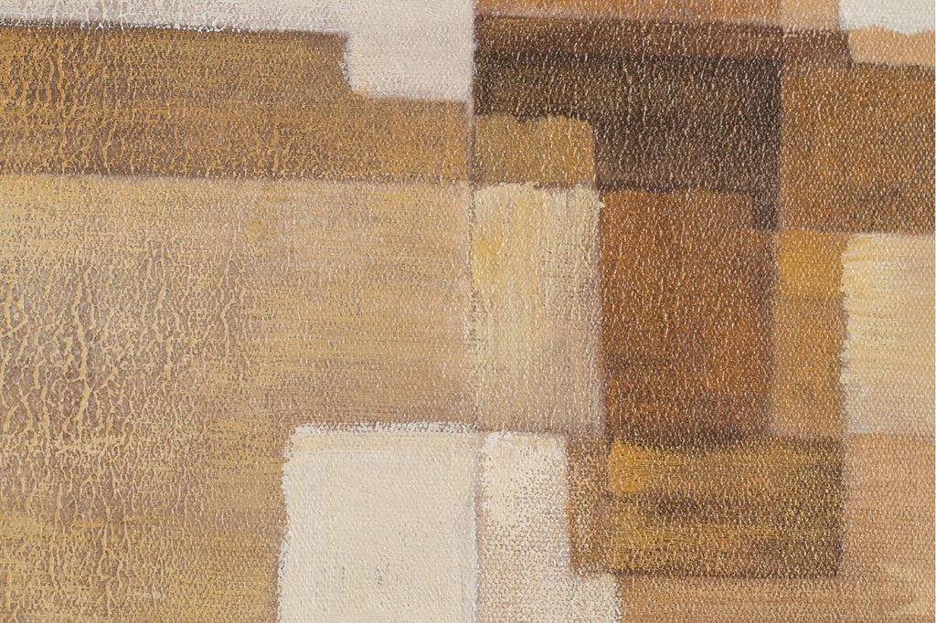 Cuadro Abstracto Tierras - #pino_y_jacaranda#