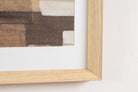 Cuadro Abstracto Tierras - #pino_y_jacaranda#