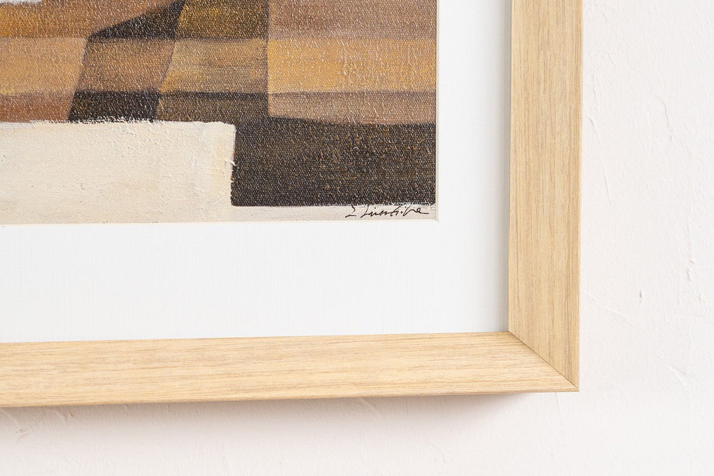 Cuadro Abstracto Tierras - #pino_y_jacaranda#