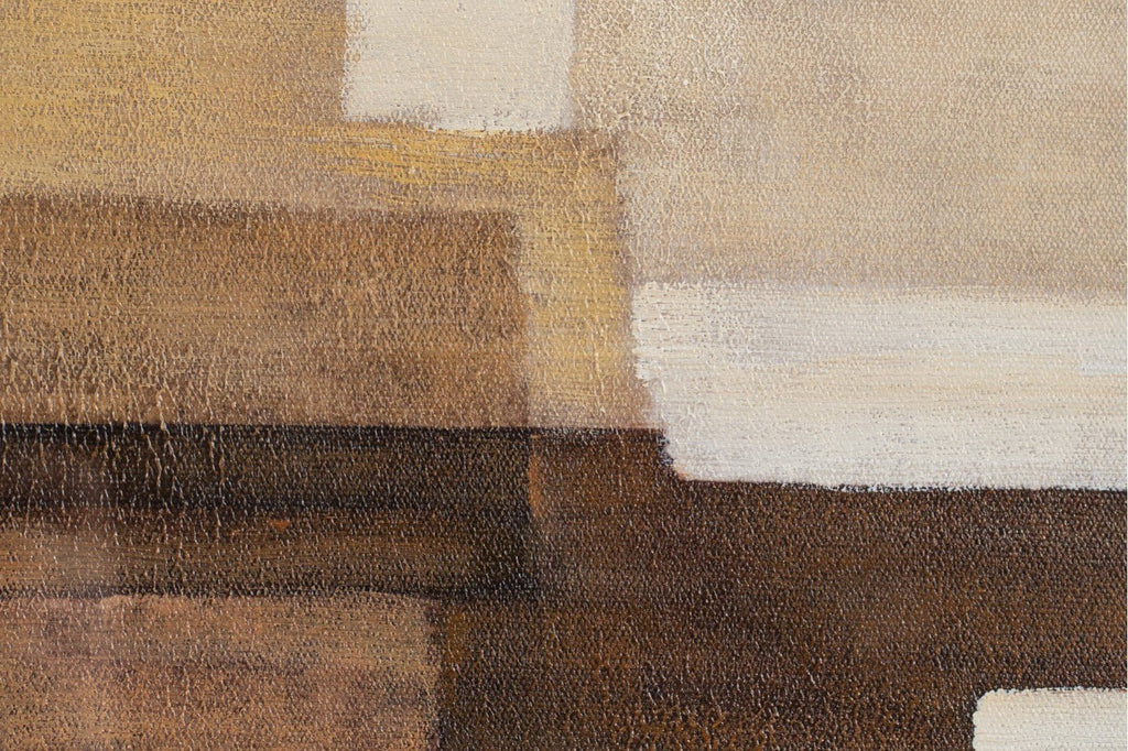 Cuadro Abstracto Tierras - #pino_y_jacaranda#