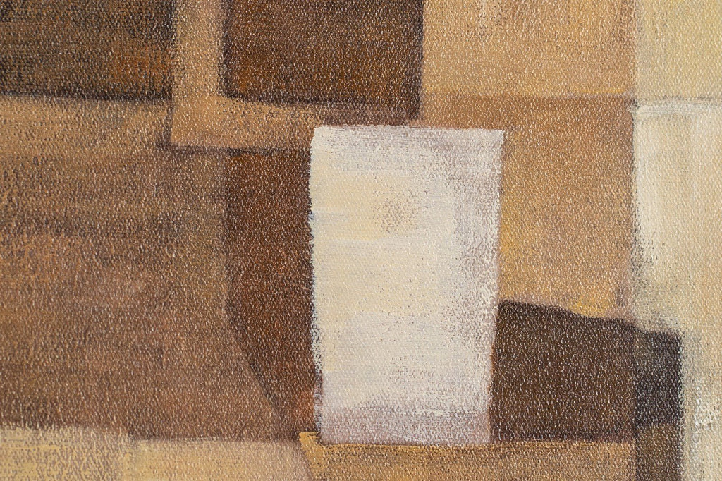 Cuadro Abstracto Tierras - #pino_y_jacaranda#