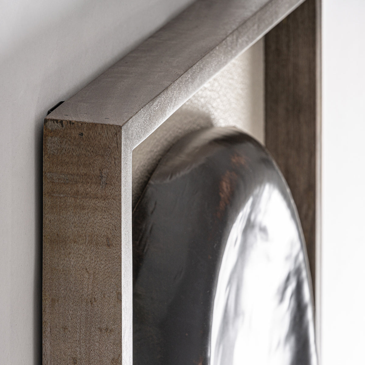 Cuadro de madera de mango y hierro Castelmola 63 x 107 cm