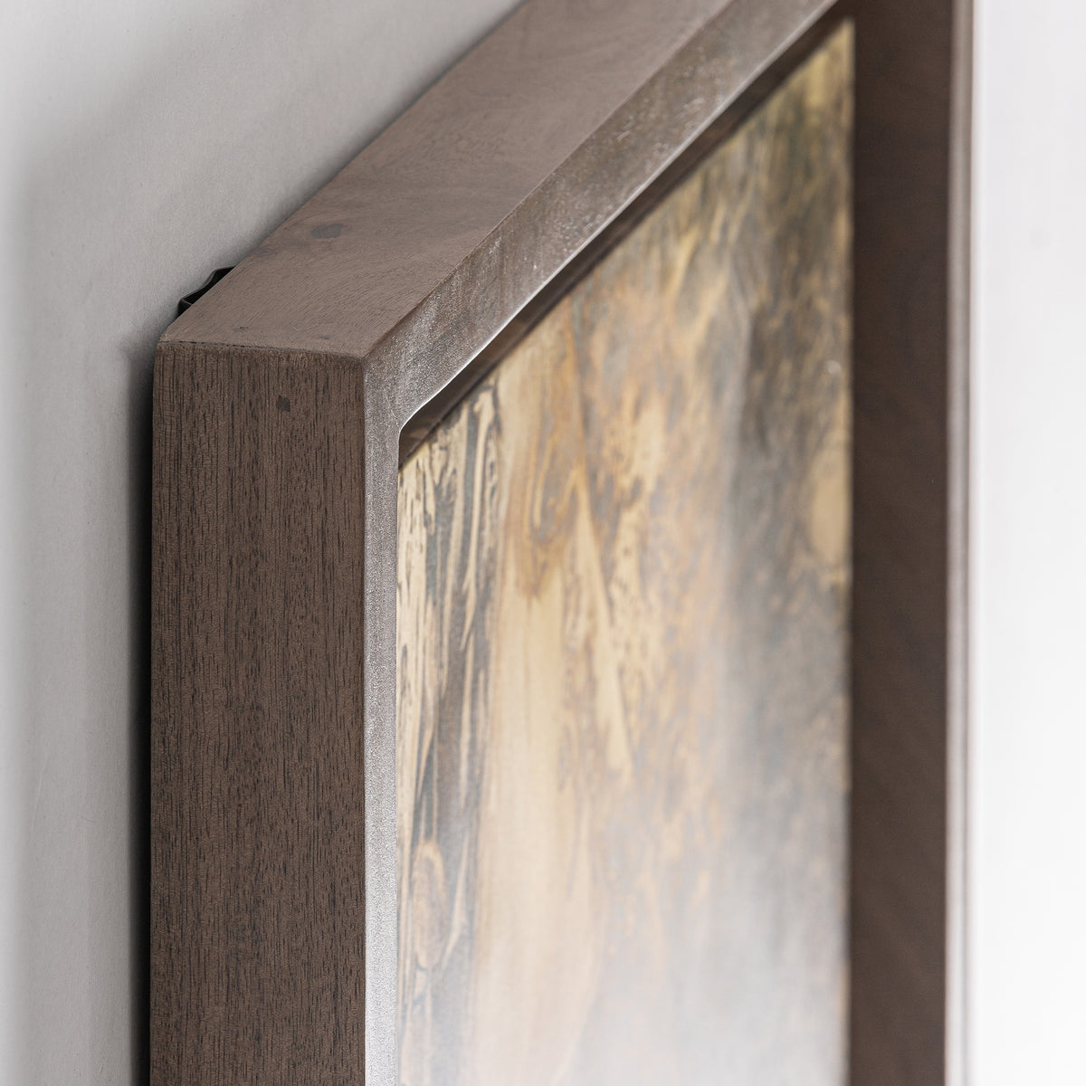 Cuadro de madera de mango y hierro Castelmola 63 x 117 cm