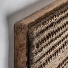Cuadro de yute y algodón Alga