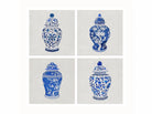 Cuadro Jarrones Orientales - #pino_y_jacaranda#