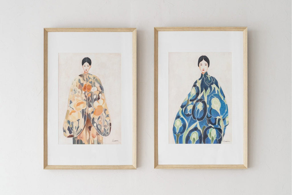 Cuadro Serenidad de Oriente - pino_y_jacaranda