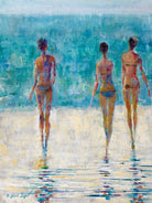 Cuadro Tres Baños - #pino_y_jacaranda#