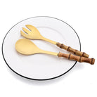 Cubiertos de Servir de Bambú - #pino_y_jacaranda#