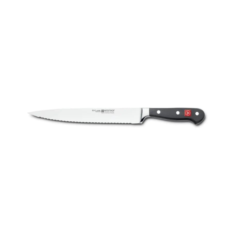 Cuchillo Wüsthof Classic Chef Dentado Estrecho 23 cm - #pino_y_jacaranda#